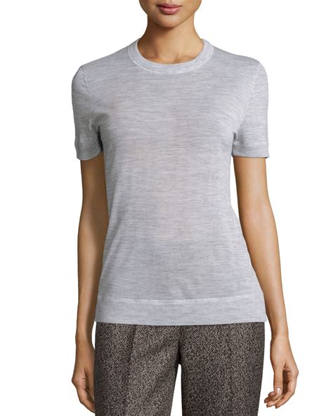 michael kors short sleeve pearl heather basics|MICHAEL KORS LADIES SHORT SLEEVE BASIC T.